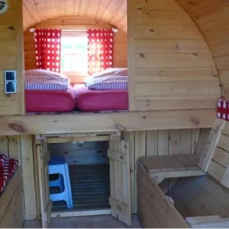 Schlafen Im Fass Mit Sonnenuntergang Blick