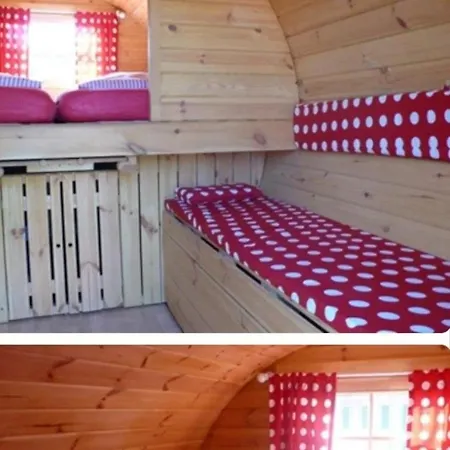 Schlafen Im Fass Mit Sonnenuntergang Blick