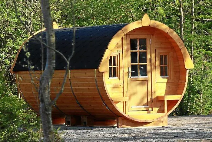 Schlafen Im Fass Mit Sonnenuntergang Blick