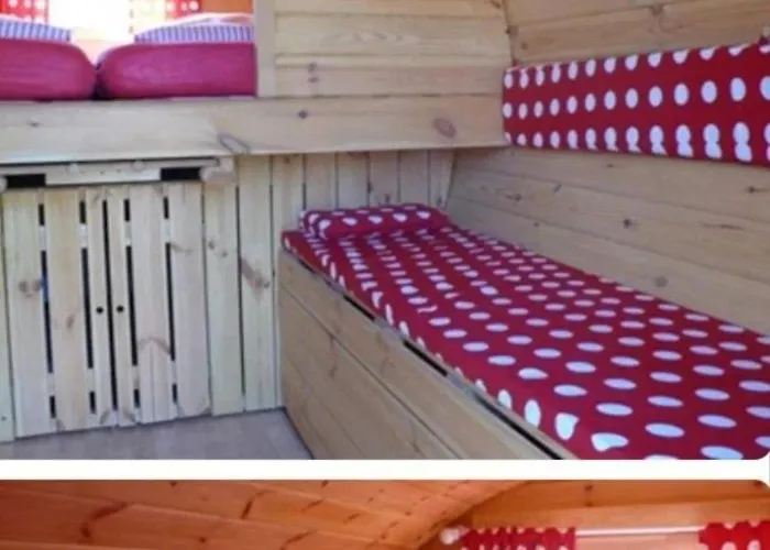 Schlafen Im Fass Mit Sonnenuntergang Blick